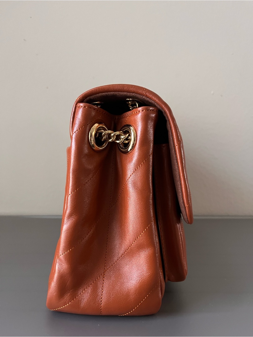Coach Elodie Quilted Leather Cinnamon Crossbody Bag - Picture 5 of 11